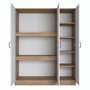 Hanah Home Armario BA105 - 2412 Nogal y Blanco